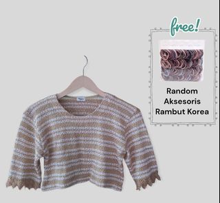 Crop Top Rajut