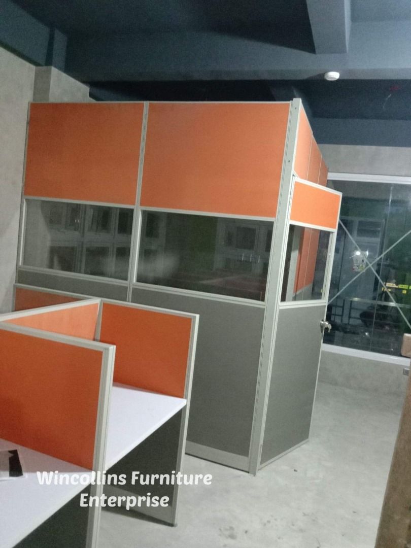 Customized Workstation Cubicles/Divider Partition, Furniture & Home ...