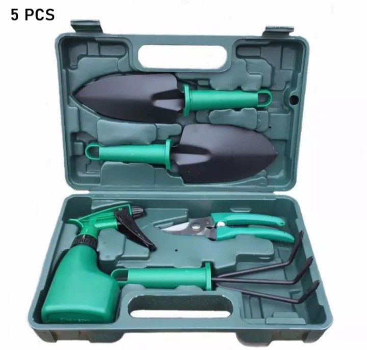 Cute Garden Tool Set (Category: Gardening Tools & Ornaments) located in Caloocan City. Submitted by psl_enterprise (Listing ID 1208189449, Image 2). Description: Garden tool set available in 2 colors (purple and green) Each set contains 5pcs of graden tool With sturdy box/case for easy storage Green - 420 Purple - 499.