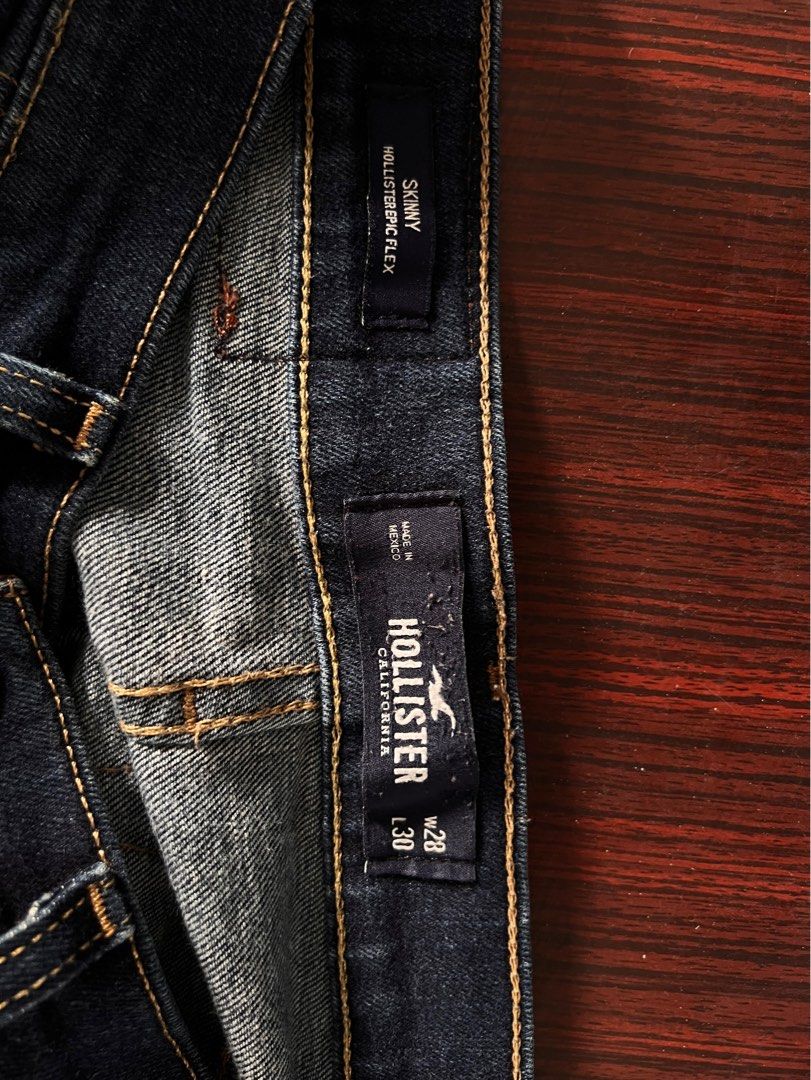 Black Jeans Hollister Advanced Stretch Super Skinny Jeans