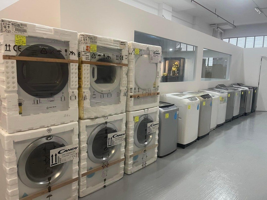 💙 WASHING MACHINE, DRYER, FRIDGE, VACUUM, OVEN, MICROWAVE 💙. ☎️ 88****** Cherry (Category: Other Home Appliances) located in Singapore. Submitted by defuture_cherry (Listing ID 1208187554, Image 3). Description: Hi, we are selling all 2nd hand, new, display set of electric home appliances: TV, Fridge, Washing machine, Dryer, Oven, Microwave, Blender, Air Fryer, Air Cooler , Fan,Vacuum cleaner, ….. ❤️Pls come down my shop and view any things you