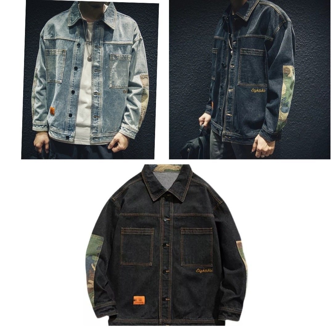 Mens casual denim jackets new arrivals