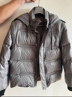 Dior down jacket silver like new
