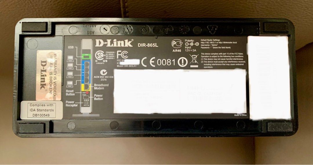 D-Link DIR-865L Router, Computers & Tech, Parts & Accessories ...