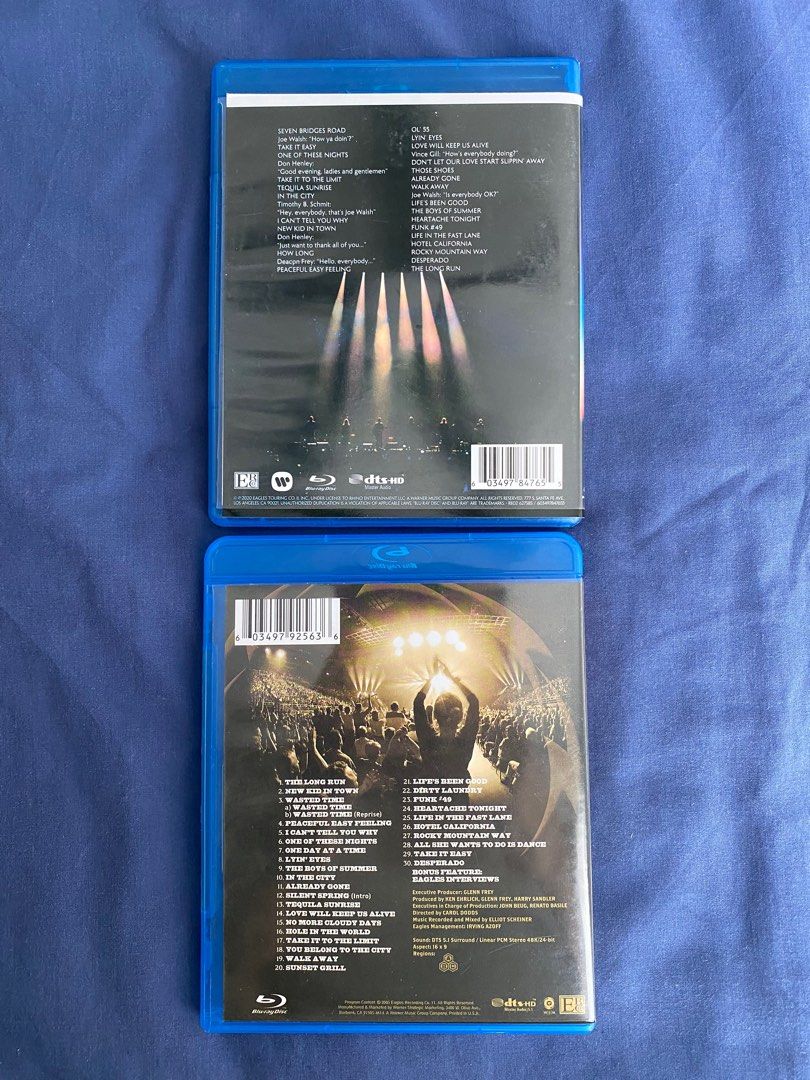 Eagles Blu Ray Collection, Hobbies & Toys, Music & Media, CDs & DVDs on ...
