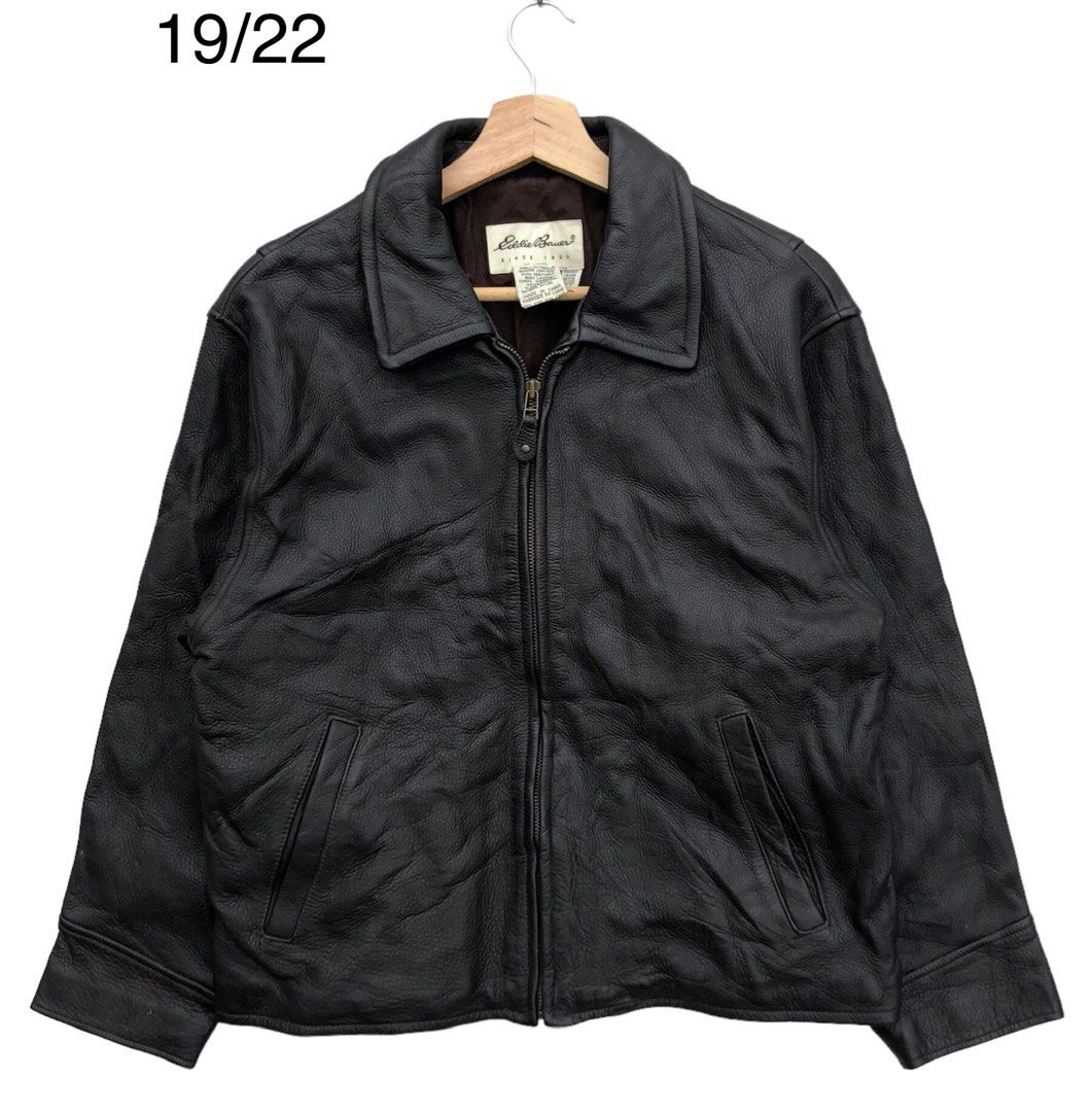 Eddie bauer deals leather coat