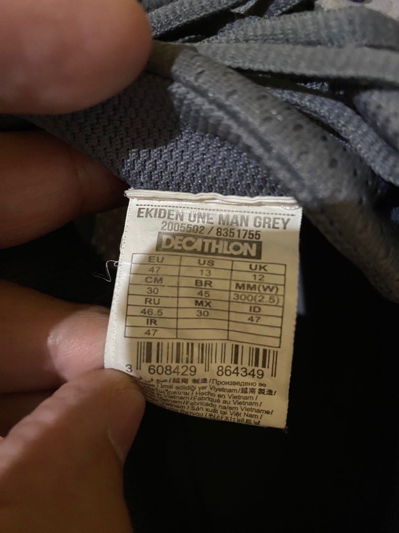 Decathlon ekiden best sale one man grey