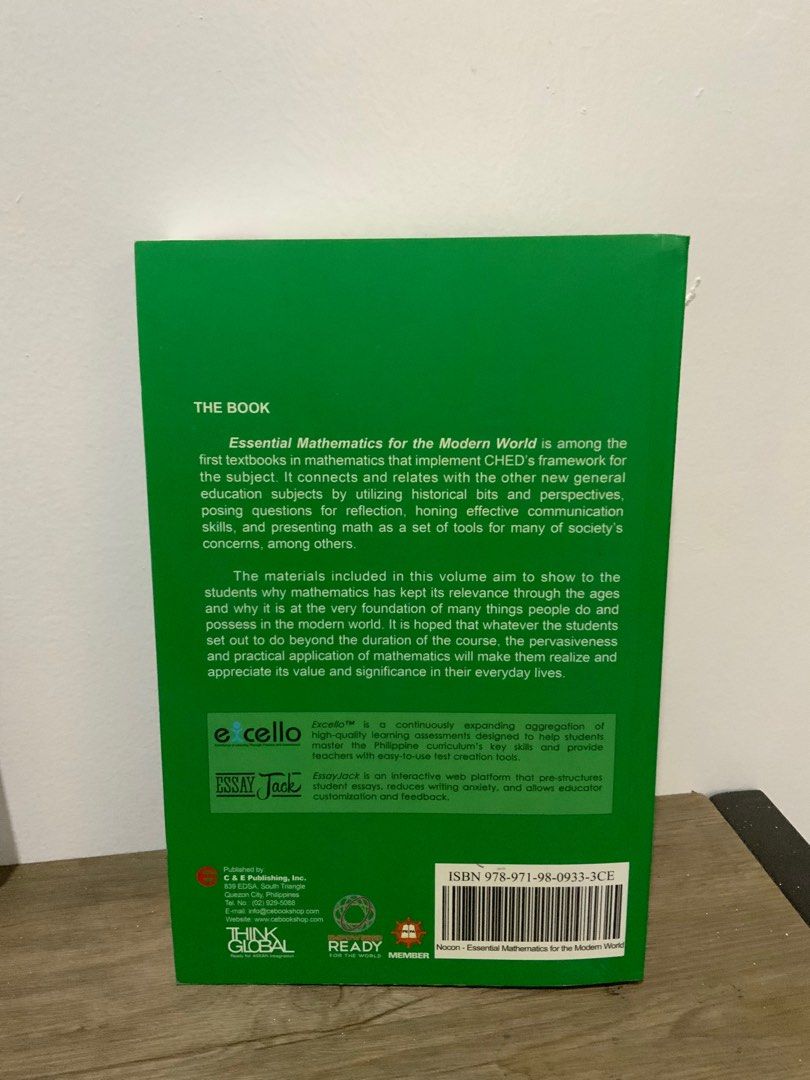 Essential Mathematics For The Modern World Nocon