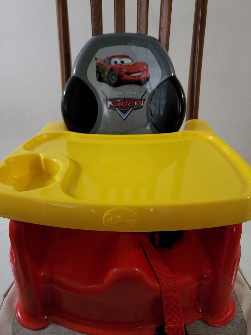 Disney cars booster seat top for table
