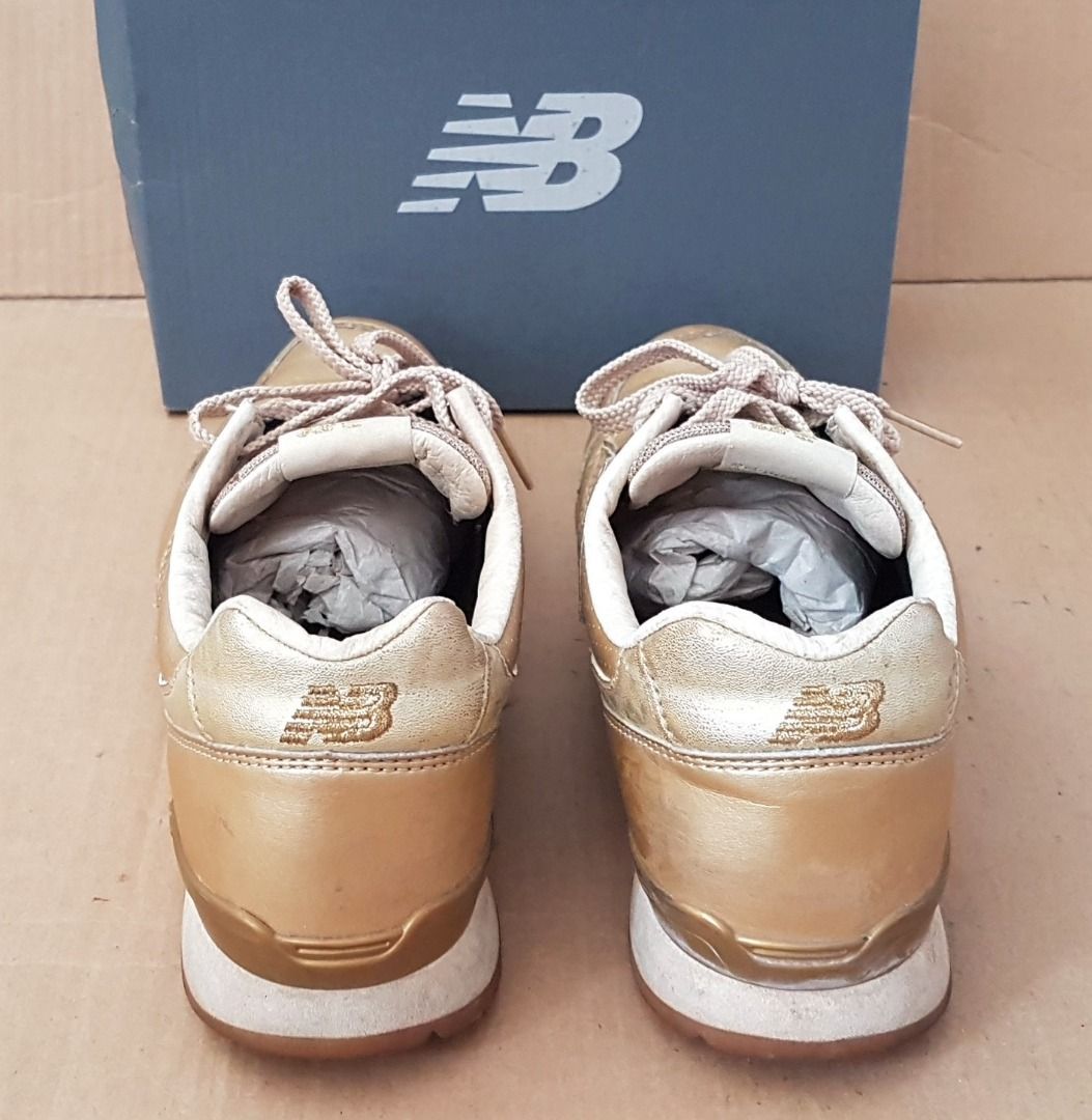 Exclusive New Balance Designer Sneakers NB 996 in GOLD US 8 UK 6 Euro 39 High