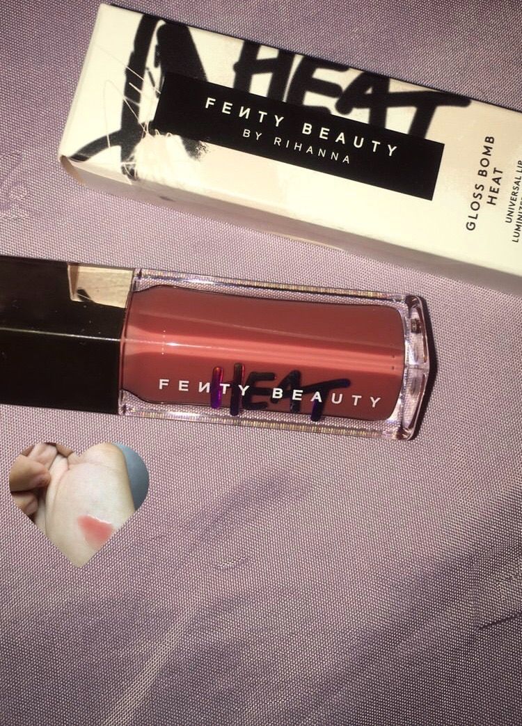 Fenty beauty heat lipgloss in fussy heat, Beauty & Personal Care, Face