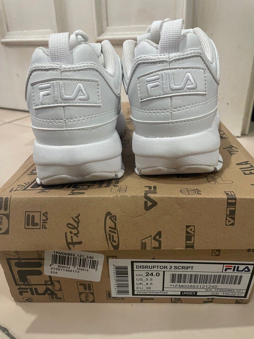 Fila disruptor original vs store fake