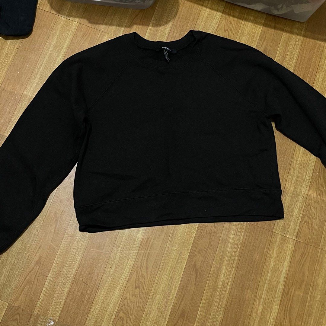 Forever 21 black sweater sales