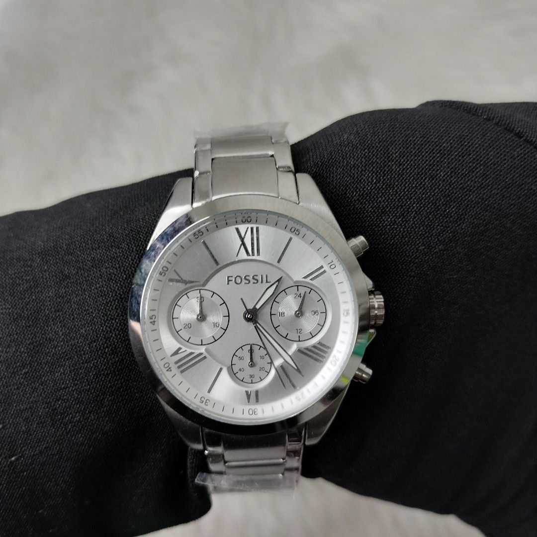 FOSSIL MODERN COURIER MIDSIZE CHRONOGRAPH STAINLESS WATCH (BQ3035 ...
