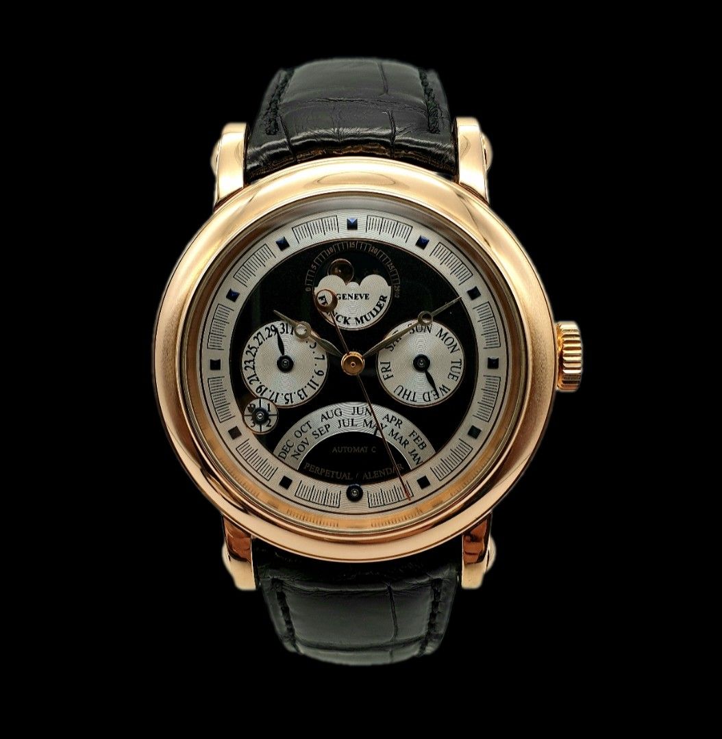 Franck Muller Perpetual Calendar Retrograde Moonphase in 18K Rose