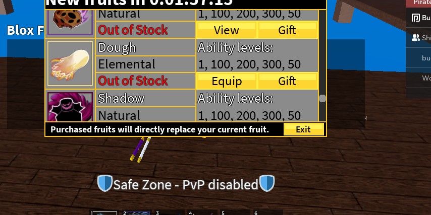 How to equip a title in Blox Fruits