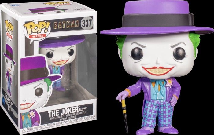 Batman 1989 The Joker With Hat Funko Pop #337 Heroes Vinyl Figure Brand New