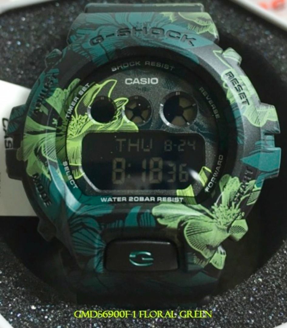 G Shock GMDS6900 F 1 Floral Green