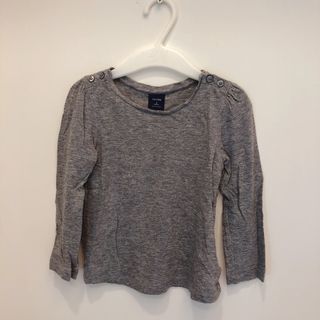Gap 女童 女寶 2y 2t 24m 長袖上衣 二手 灰色