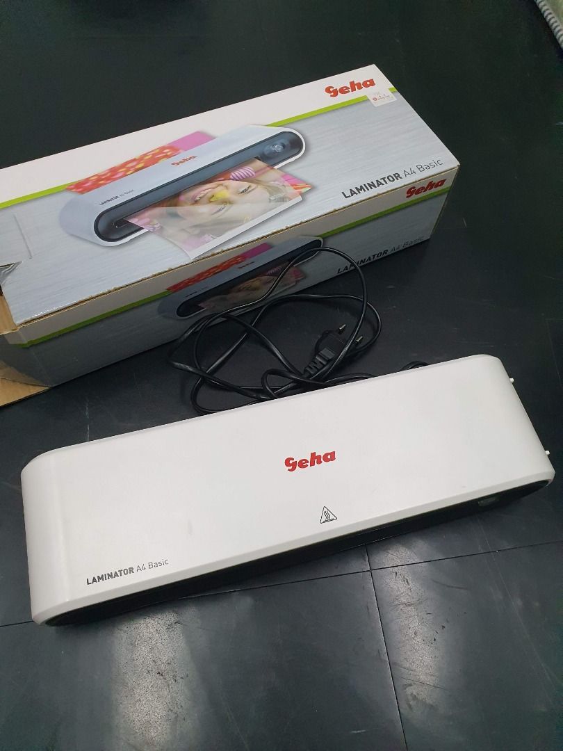 Geha Laminator Machine A4 Basic, Computers & Tech, Printers, Scanners