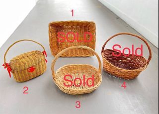 Gift baskets for gift hampers assorted $3-2 left