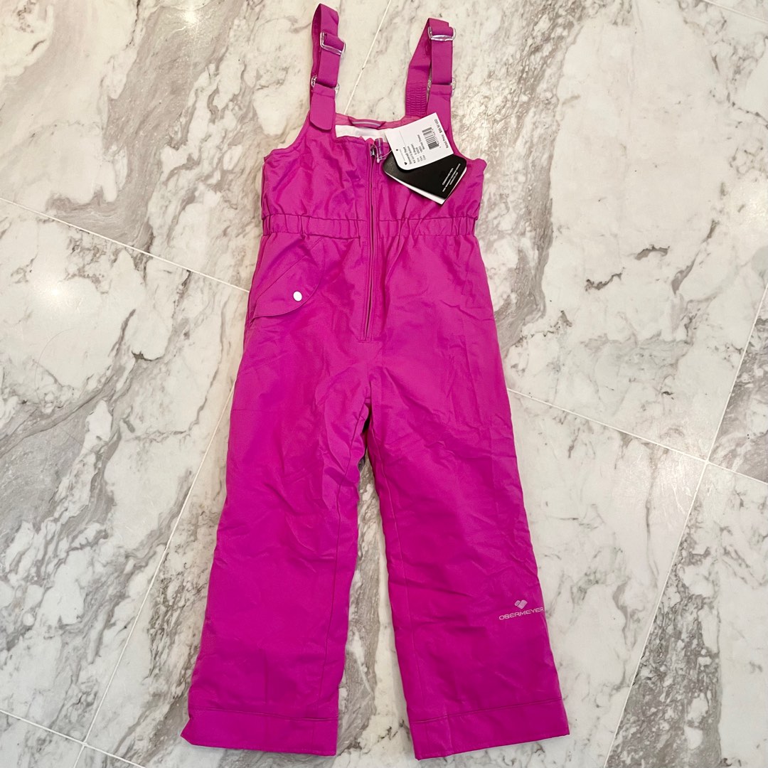 Girls bib ski pants top