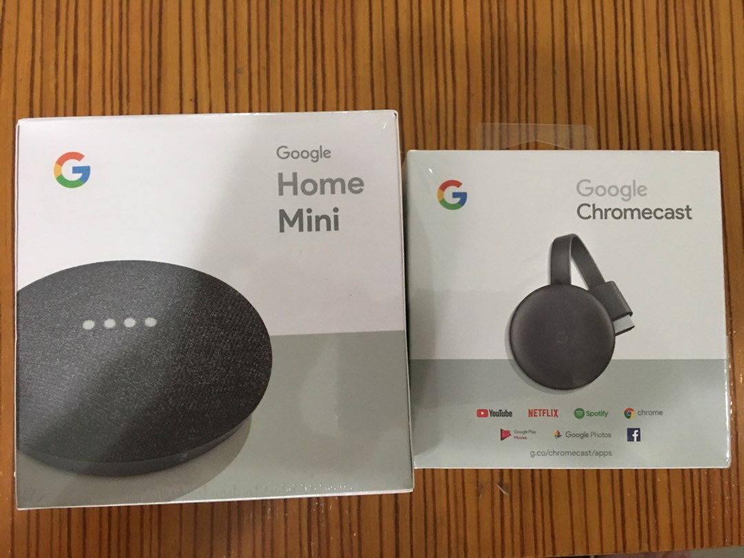 Google home mini with best sale chromecast bundle