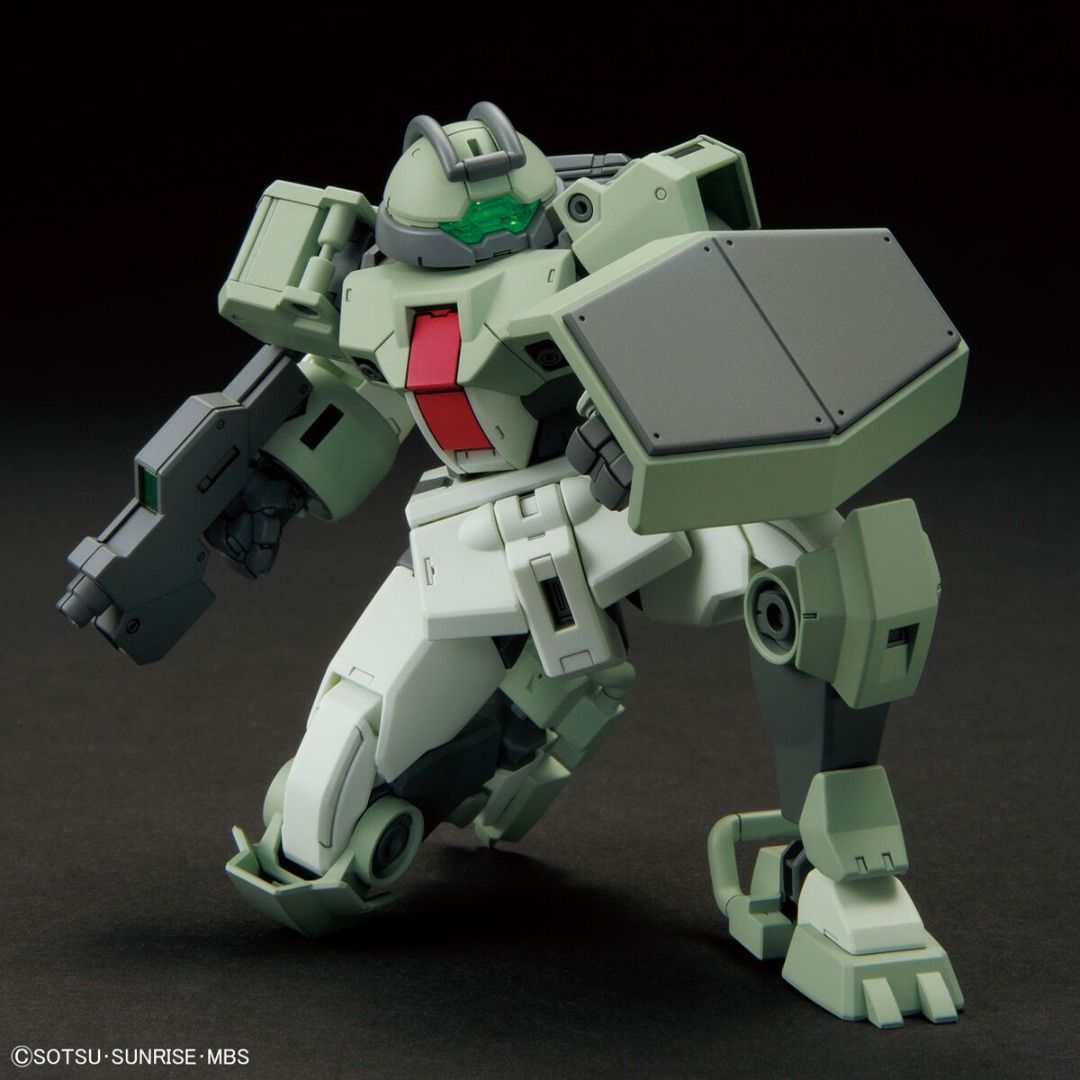 Gundam HG 1/144 Demi Trainer (Category: Gundam Model Kits) located in Singapore. Submitted by toysdachi (Listing ID 1208113194, Image 3). Description: The Demi Trainer from "Mobile Suit Gundam: The Witch of Mercury" now joins Bandai's HG model kit lineup! The range of motion in its arms can be expanded by pulling out the shoulder joint; the forearms are also equipped with rotational movement. The neck can also be pulled out to increase its range 