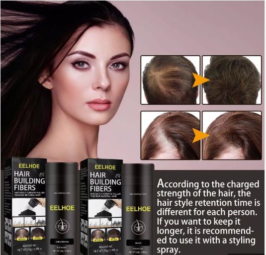 Hair Building Fiber [Cover Thinning Hair/ Balding Spots in seconds!] photo view 2