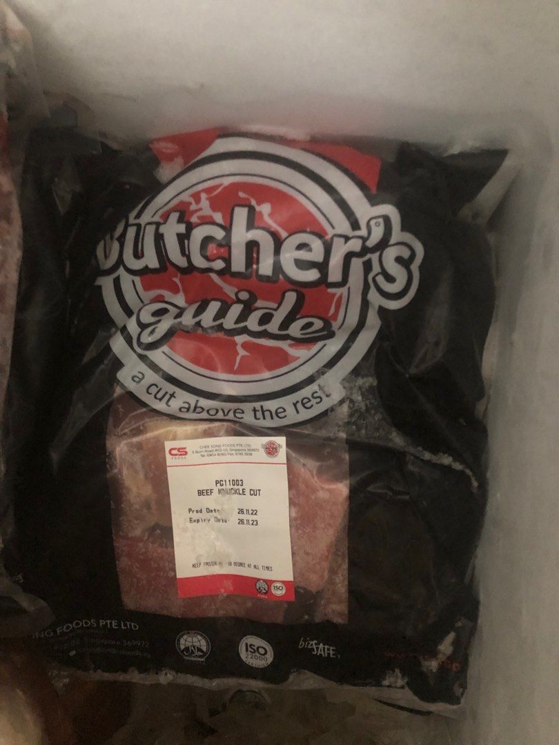 HALAL BEEF KNUCKLE 2kg per pack, Food & Drinks, Chilled & Frozen Food on Carousell