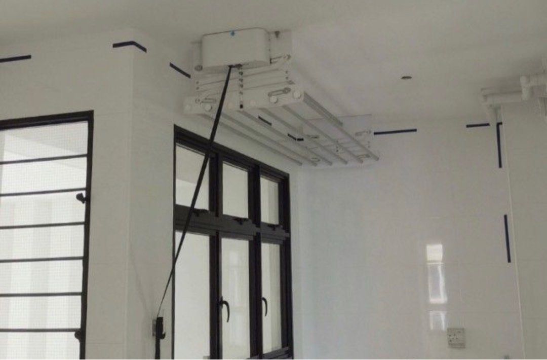 Hdb ceiling laundry rack top
