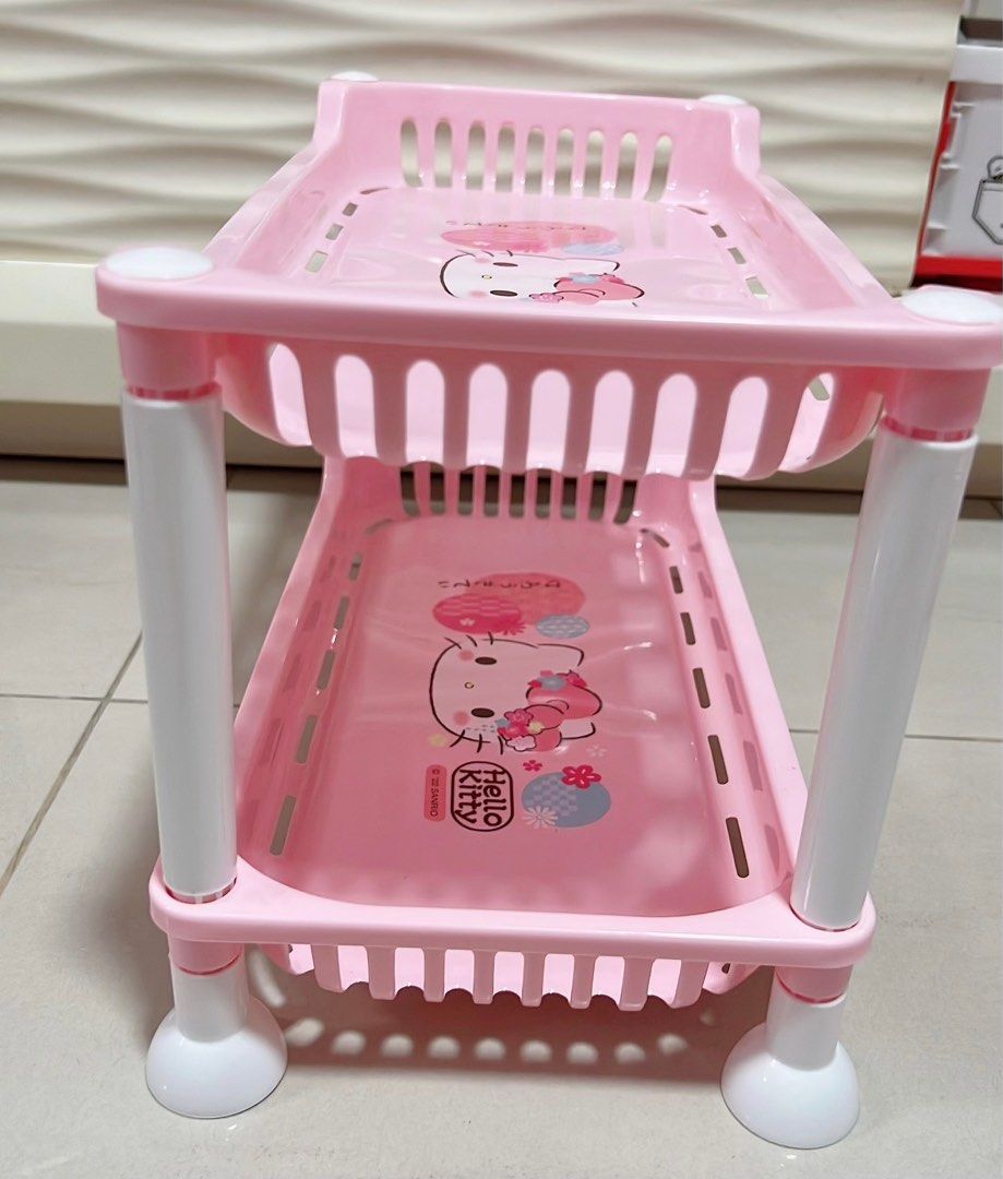 Hello Kitty 2 Tier Rack, Furniture & Home Living, Kitchenware