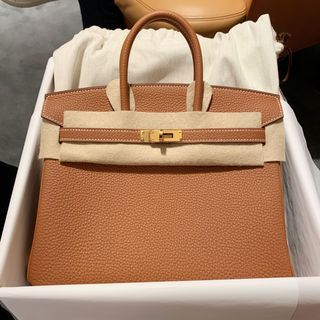 Hermes Birkin 30 Bag CC37 Gold Grizzly And Swift GHW