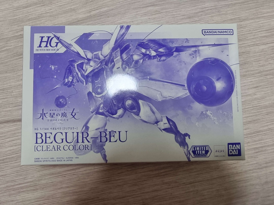 HG 1/144 Beguir Beu [Clear Color], Hobbies & Toys, Toys & Games on ...