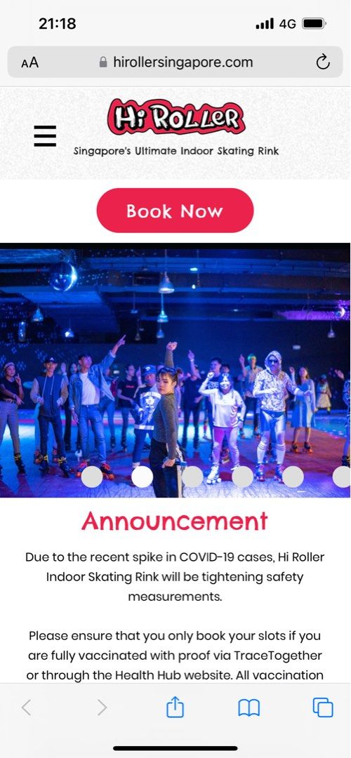 Hi Roller indoor skating Rink ticket, Tickets & Vouchers, Event Tickets