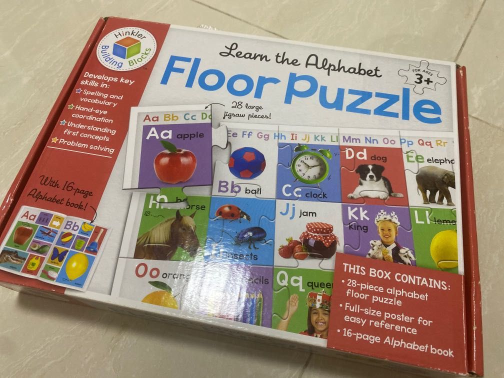 Hinkler ABC floor puzzle, Hobbies & Toys, Books & Magazines, Children's ...