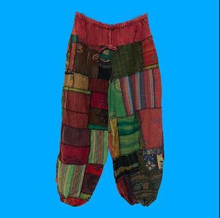 Hippie Patchwork Harem Pants 嬉皮拼布哈倫褲 民族風