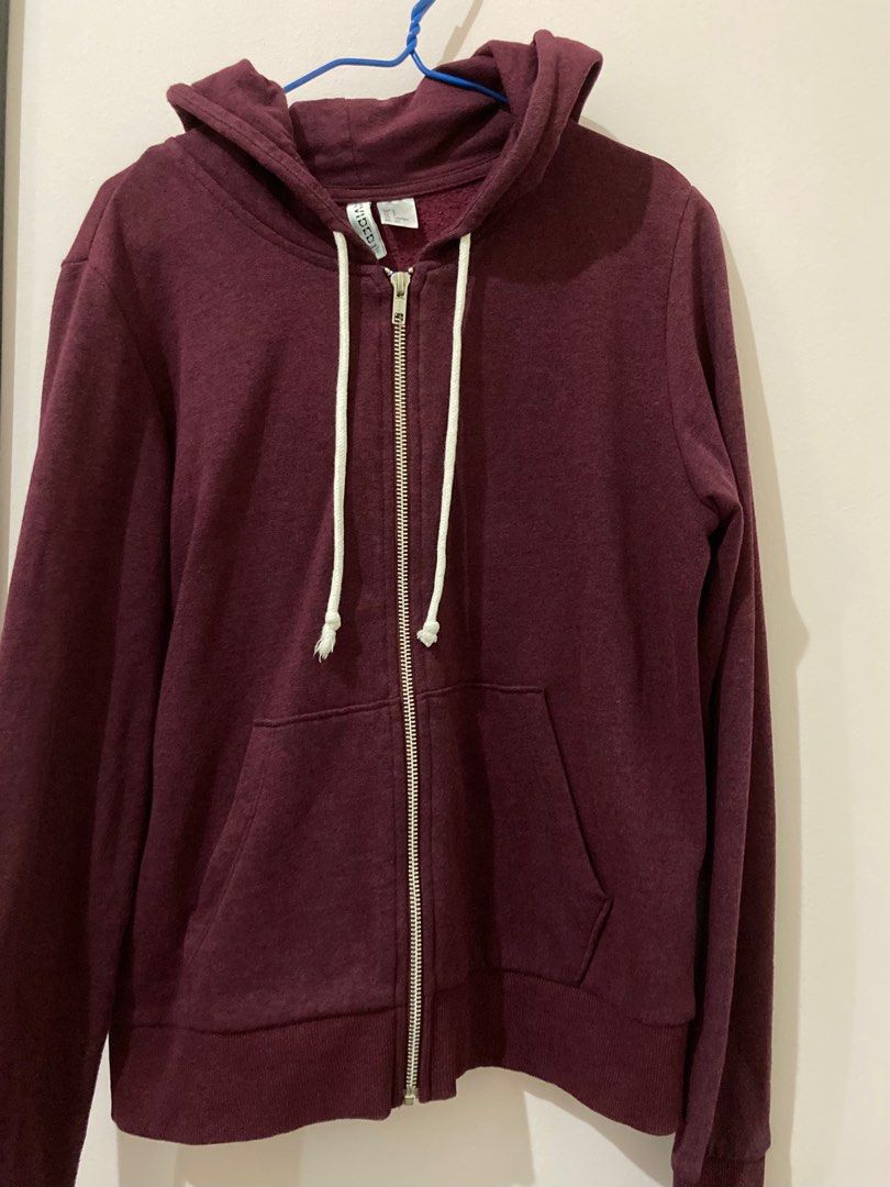 Maroon jacket hoodie online