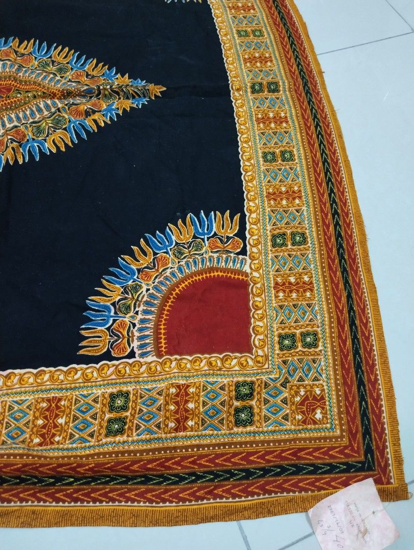 Holland Dutch Java Print Fabric Panel, Furniture & Home Living, Home ...