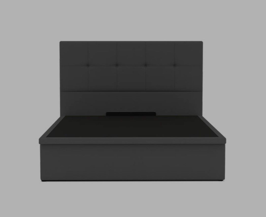 Hydraulic storage bed frame maxcoil, Furniture & Home Living, Furniture