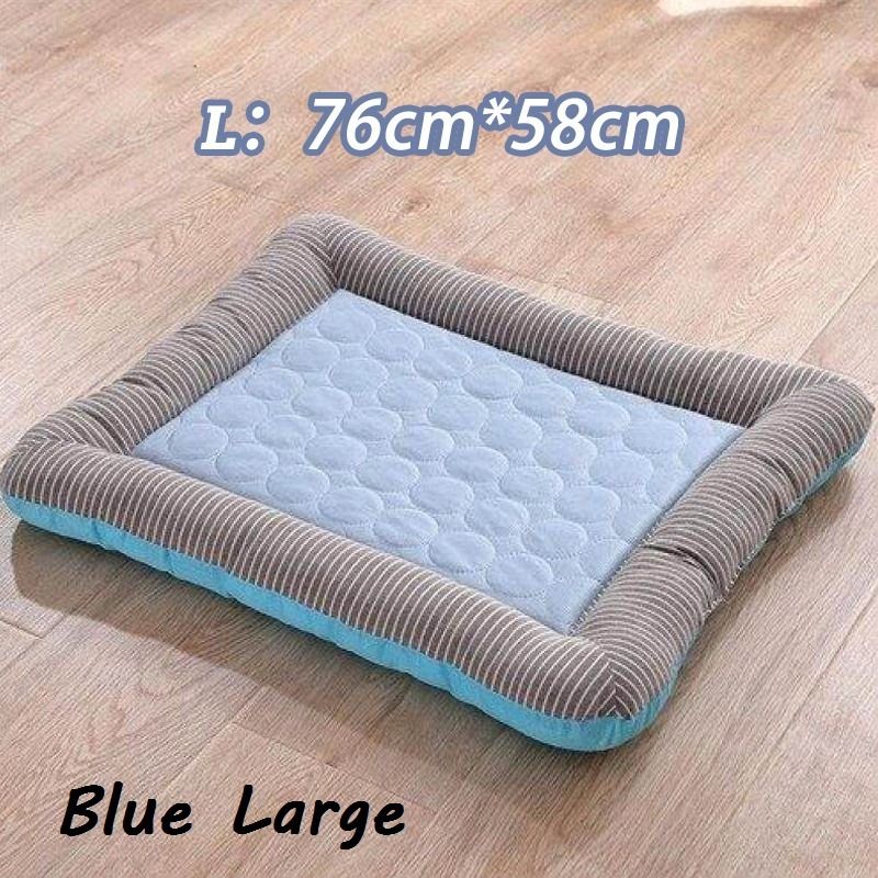 Ice Cooling Pet Beds/Cats Dog Sofa Sleeping Bed (Pink), Pet Supplies