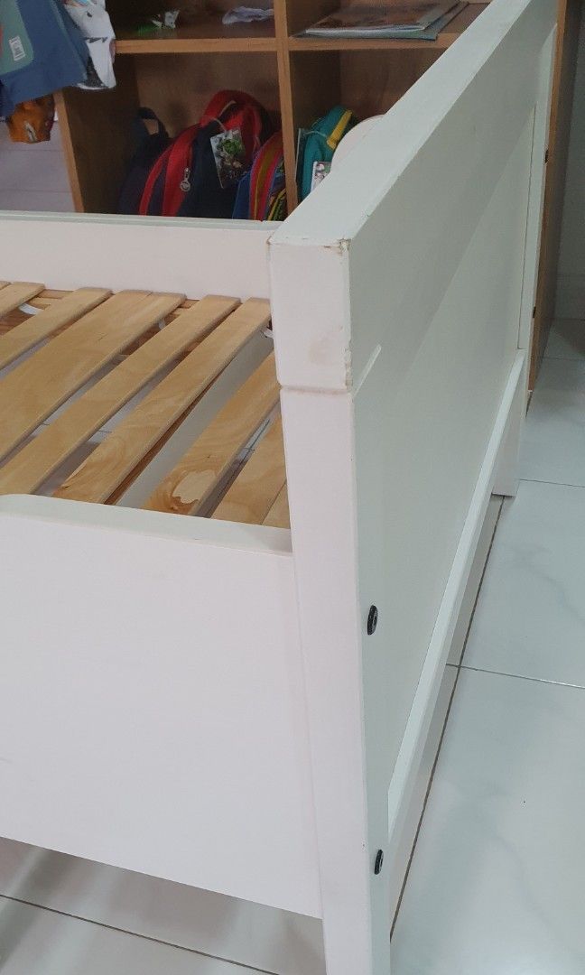 Ikea children extendable bed with mattress set, Babies & Kids, Baby