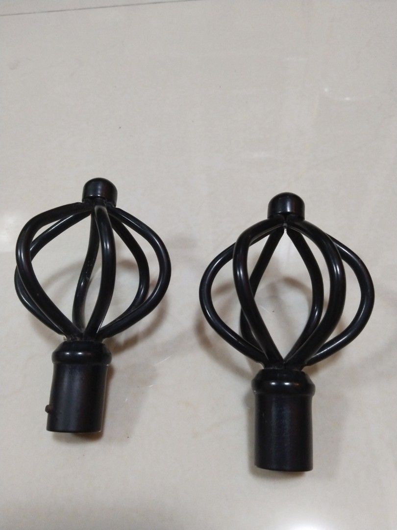 Ikea Curtain Rod Ends, Furniture & Home Living, Home Decor, Curtains