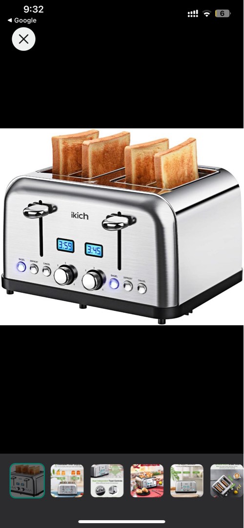 Ikich toaster, TV & Home Appliances, Kitchen Appliances, Ovens