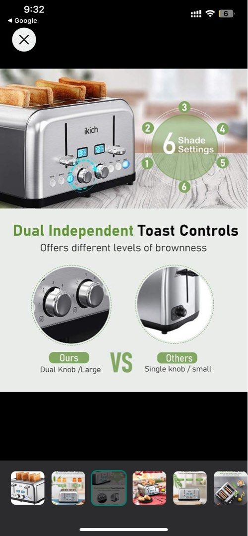 Ikich toaster, TV & Home Appliances, Kitchen Appliances, Ovens