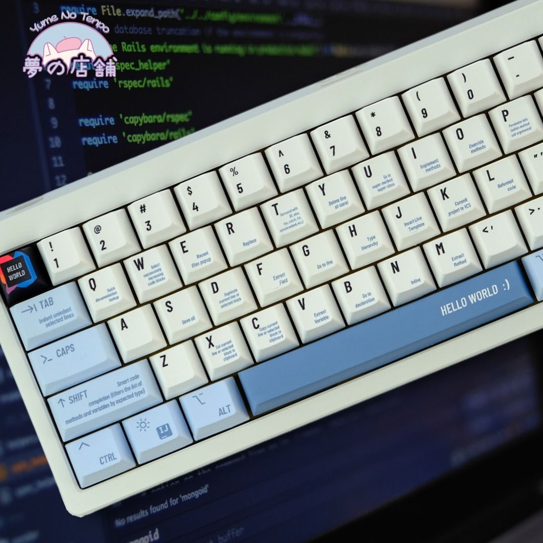 [IN STOCK] Programmer Keycaps | English Keycaps | Cherry Profile | PBT ...