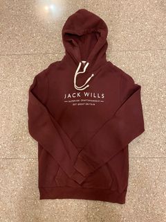 Jack wills best sale maroon hoodie