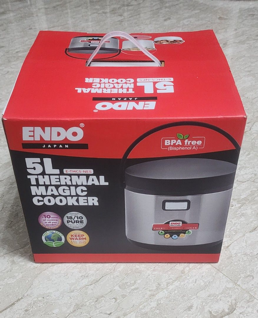 Japan Endo 5L Thermal Magic Cooker BNIB, TV & Home Appliances, Kitchen