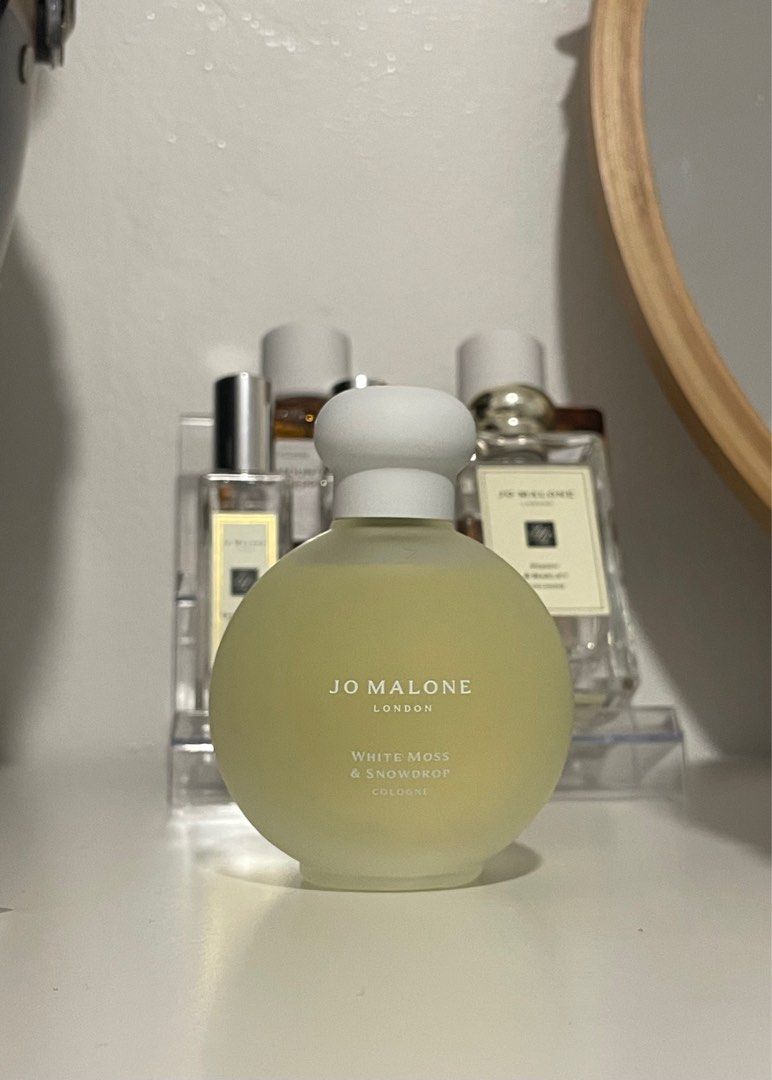 Jo Malone White Moss & Snowdrop (Category: Fragrance & Deodorants) located in Cavite. Submitted by nering (Listing ID 1208068272, Image 3). Description: • Winter Collection • 100ml • With box and paper bag • Original • Never been used • Bought last December 23, 2022 Original Price: P9,300.