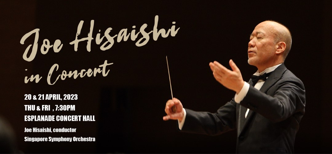 Joe Hisaishi 2023 concert 2 x cat 2 tixs for sale., Tickets & Vouchers